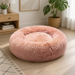 Practical XXL Donut Dog Bed - Pink