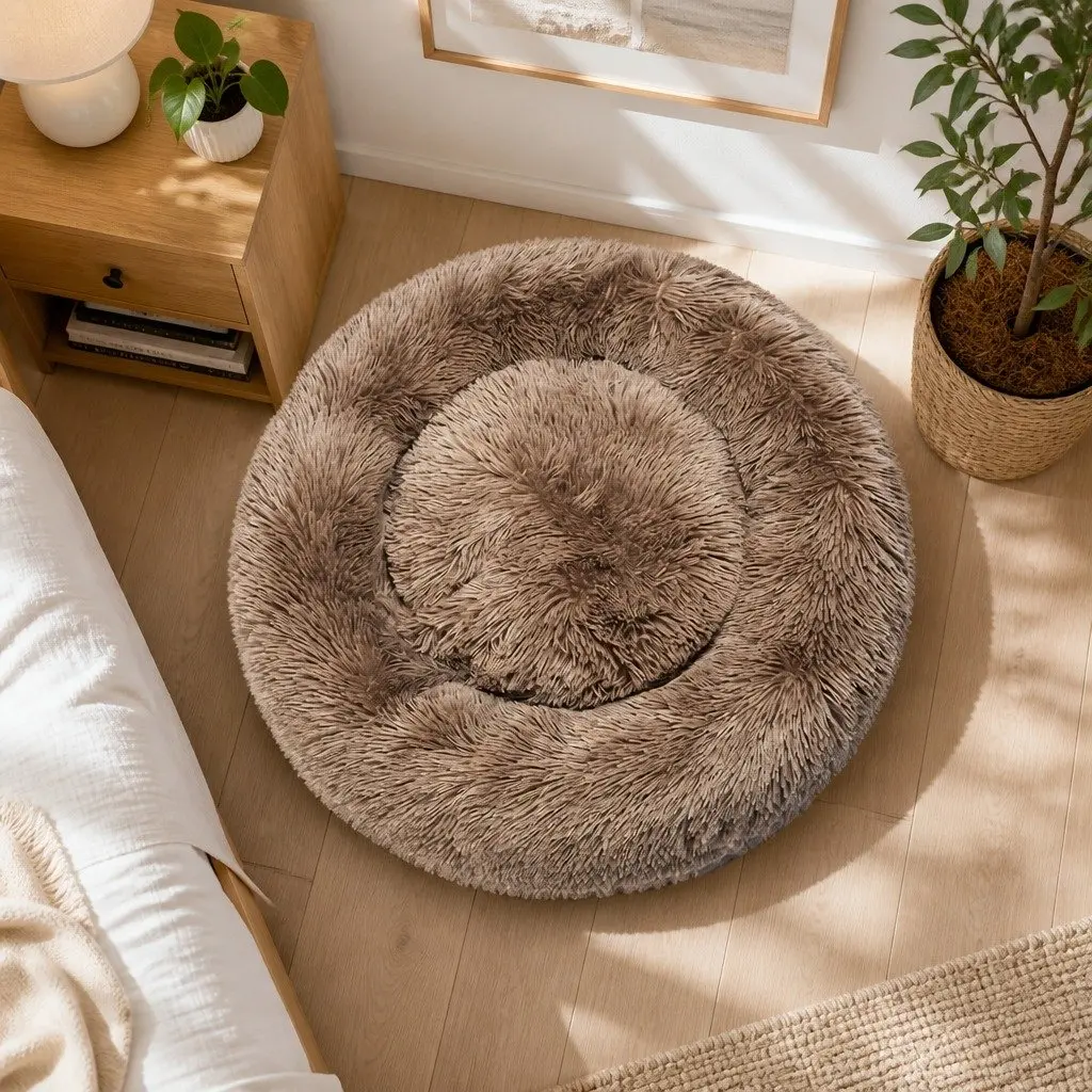 Donut Pet Bed for Home Use