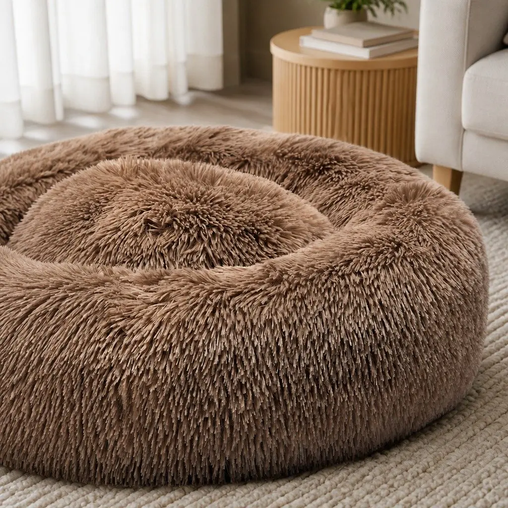 Donut Pet Bed for Home Use