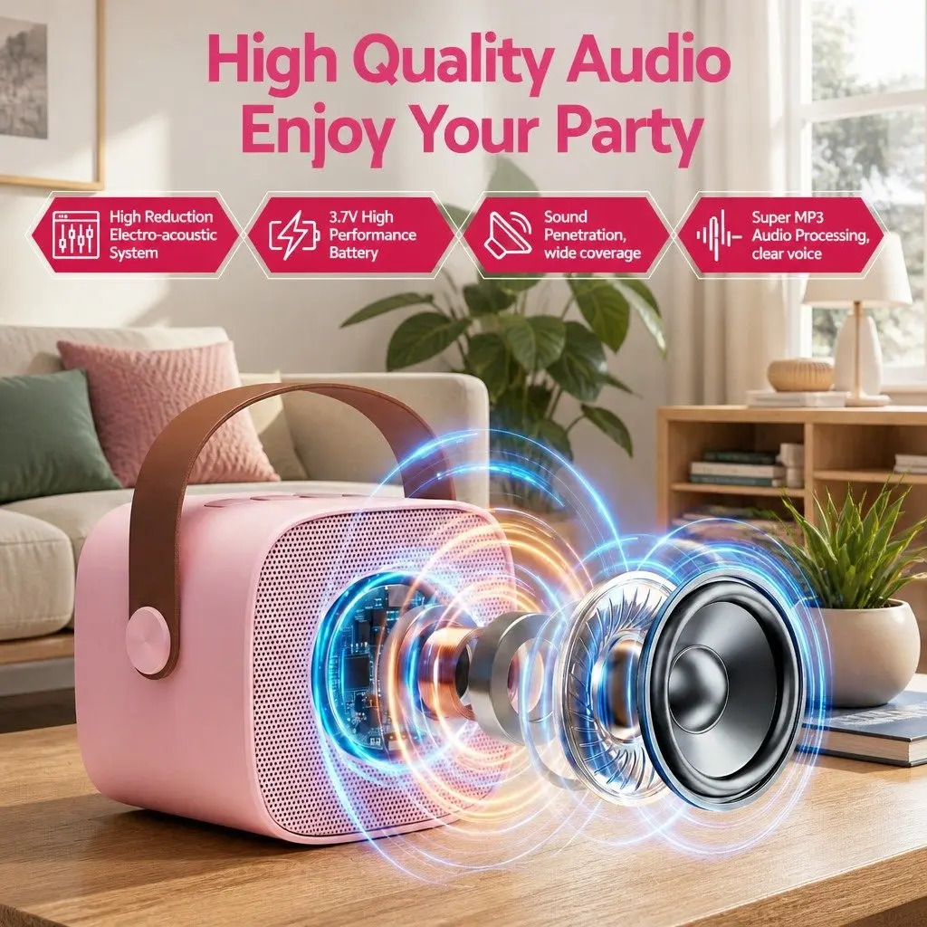 Karaoke Machine for Home and Outdoor Use