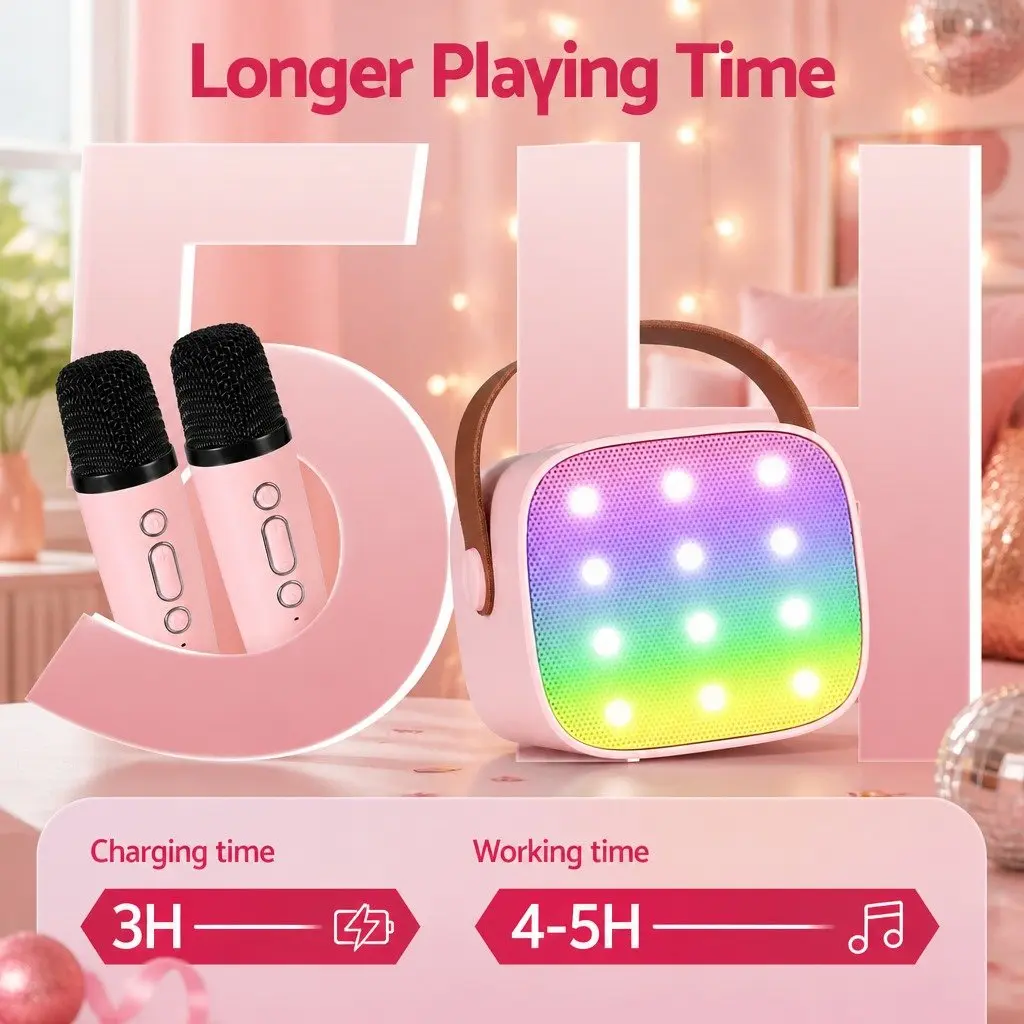 Karaoke Machine for Home and Outdoor Use