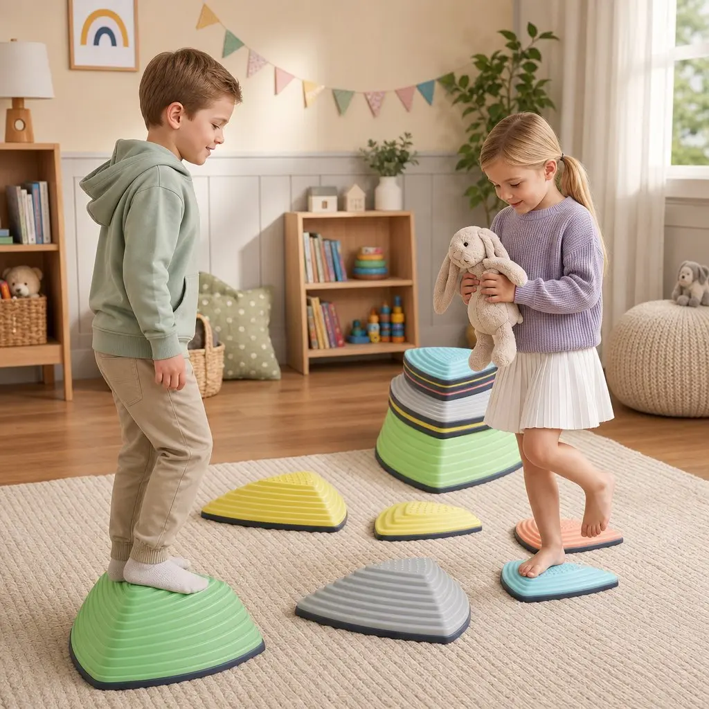 6-Piece Stepping Stone Set for Active Kids