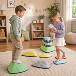 Practical 6-Piece Stepping Stone Set for Active Kids
