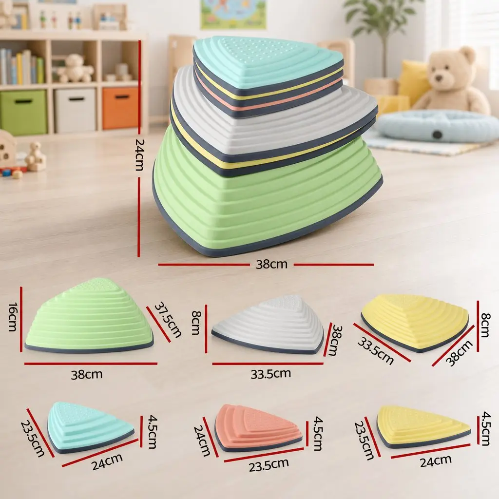 6-Piece Stepping Stone Set for Active Kids