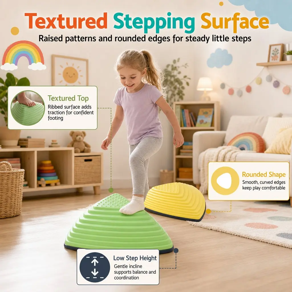 6-Piece Stepping Stone Set for Active Kids