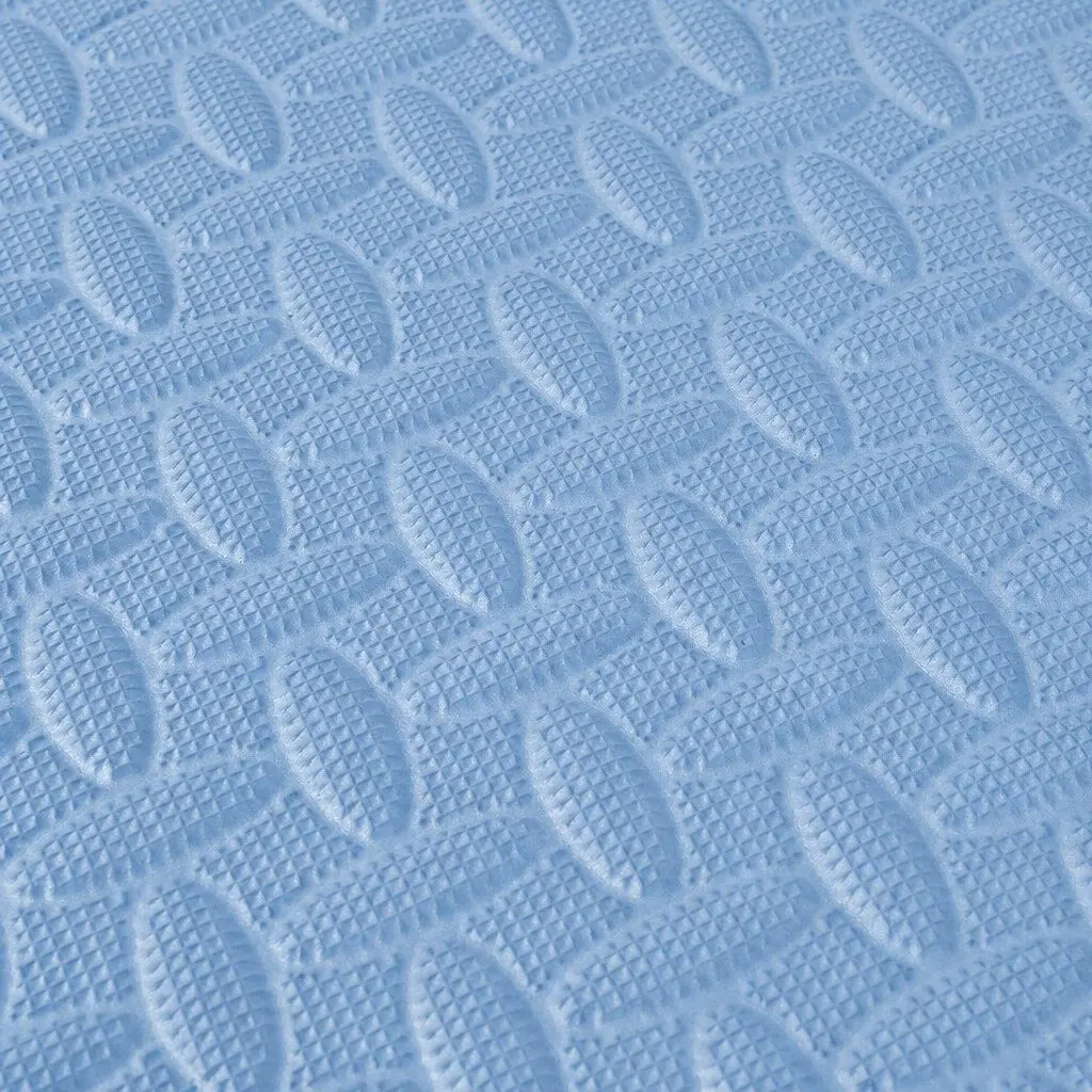 EVA Foam Play Mat Interlocking Puzzle Tiles Soft 60cm Blue