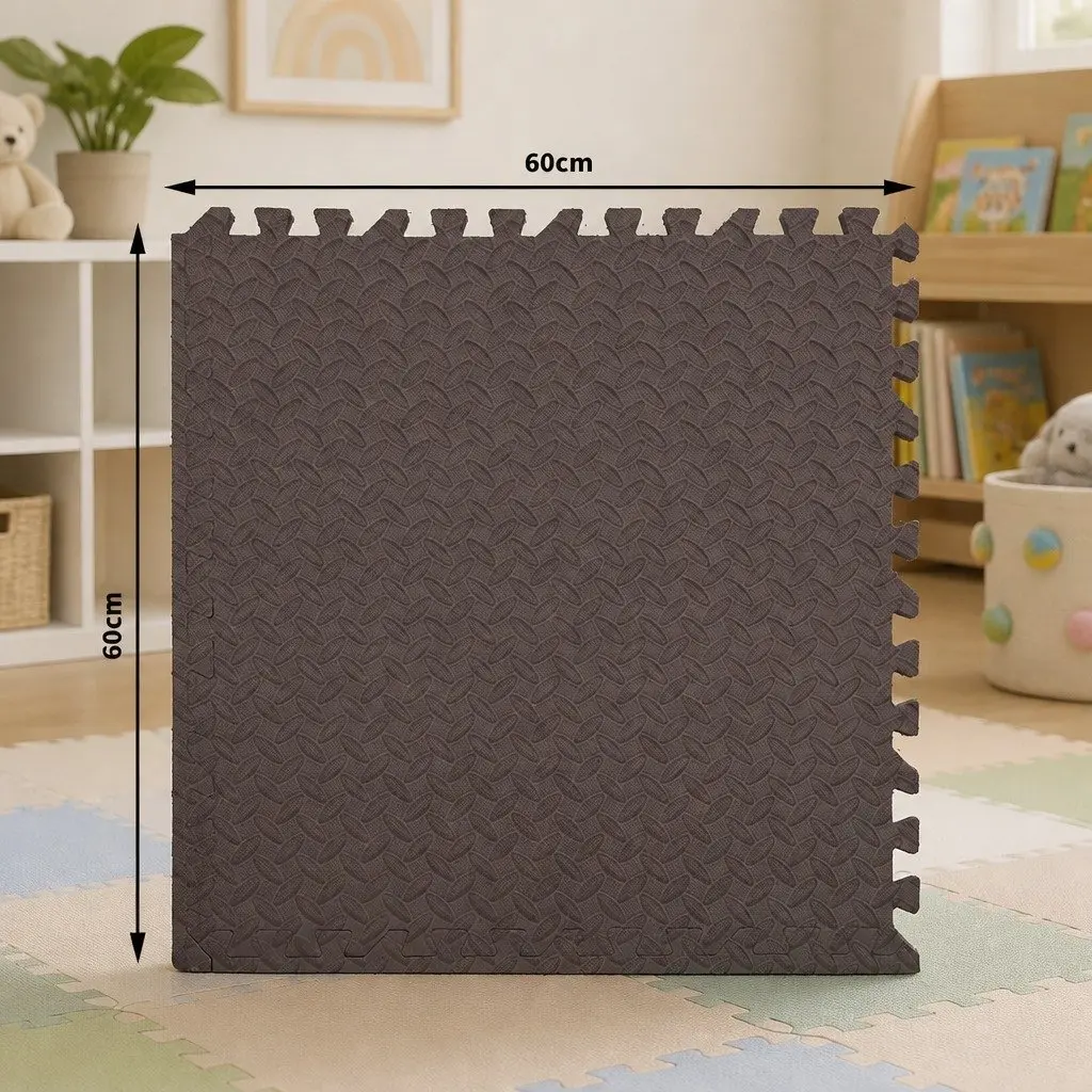 Kids EVA Foam Play Mat Interlocking Tiles 60cm Soft Multi Colour