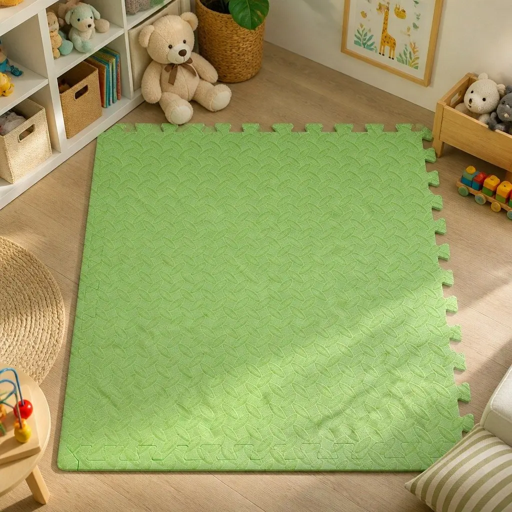 Kids EVA Foam Play Mat Interlocking Soft 60cm x 60cm Multi Colour