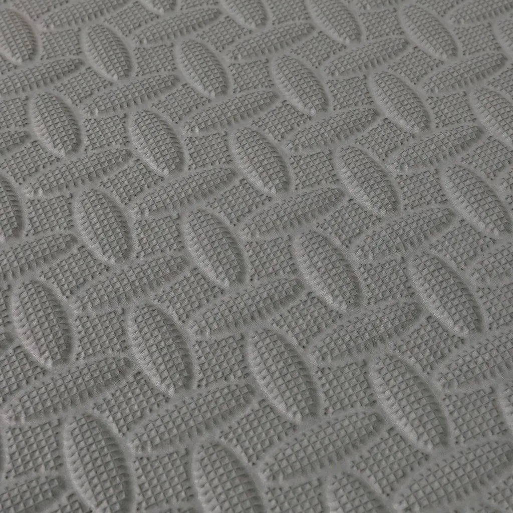 EVA Foam Play Mat Interlocking Puzzle Tiles Soft Cushioned 60cm Grey