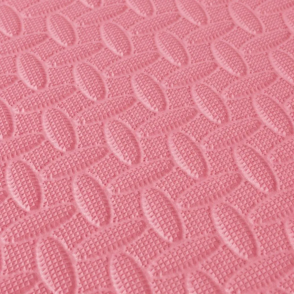 Kids EVA Foam Play Mat Interlocking Puzzle Tiles Soft 60cm Pink 4 Pack