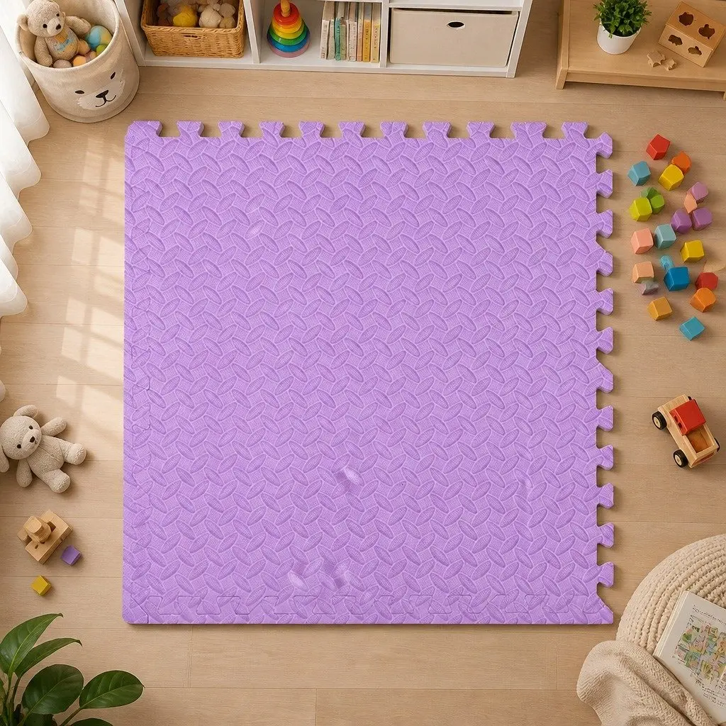 Kids EVA Foam Play Mat Tiles Soft Puzzle Floor Mats 60cm x 60cm Various Colours