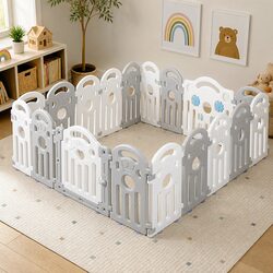 Practical 18-Panel Playpen for Home Use