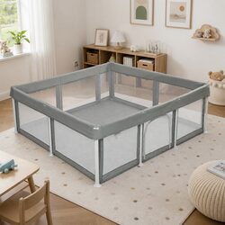 Versatile Kids Playpen 120x180cm Foldable Barrier