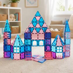 Ideal 120PCS Magnetic Tiles for Creative Spaces