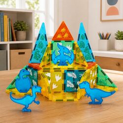 Practical Dinosaur Magnetic Tiles for Home Play