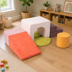 Perfect Indoor Play Solution: 7-Piece Kids Climbing Set
