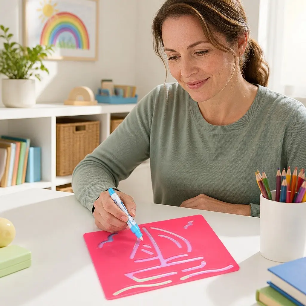 Water Doodle Mat Multicolour Non-toxic Portable Foldable 150cm x 110cm Reusable Drawing Board for Creative Play and Cognitive Development