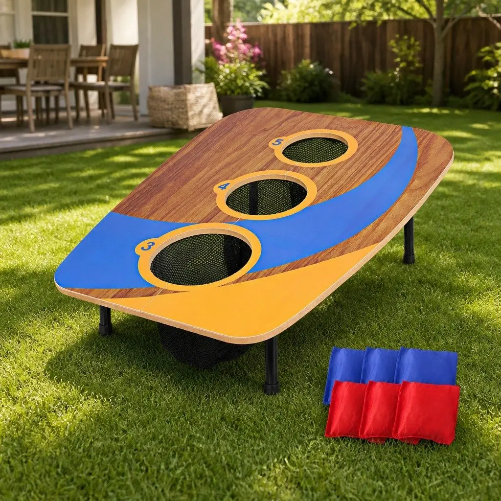 Outdoor and Indoor Kids Cornhole Game for Fun Times
