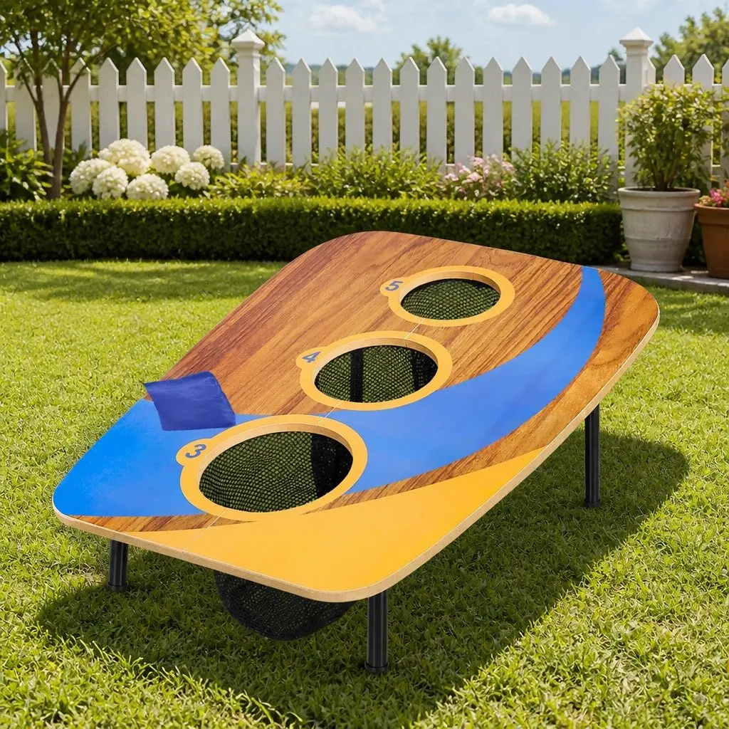 Outdoor and Indoor Kids Cornhole Game for Fun Times
