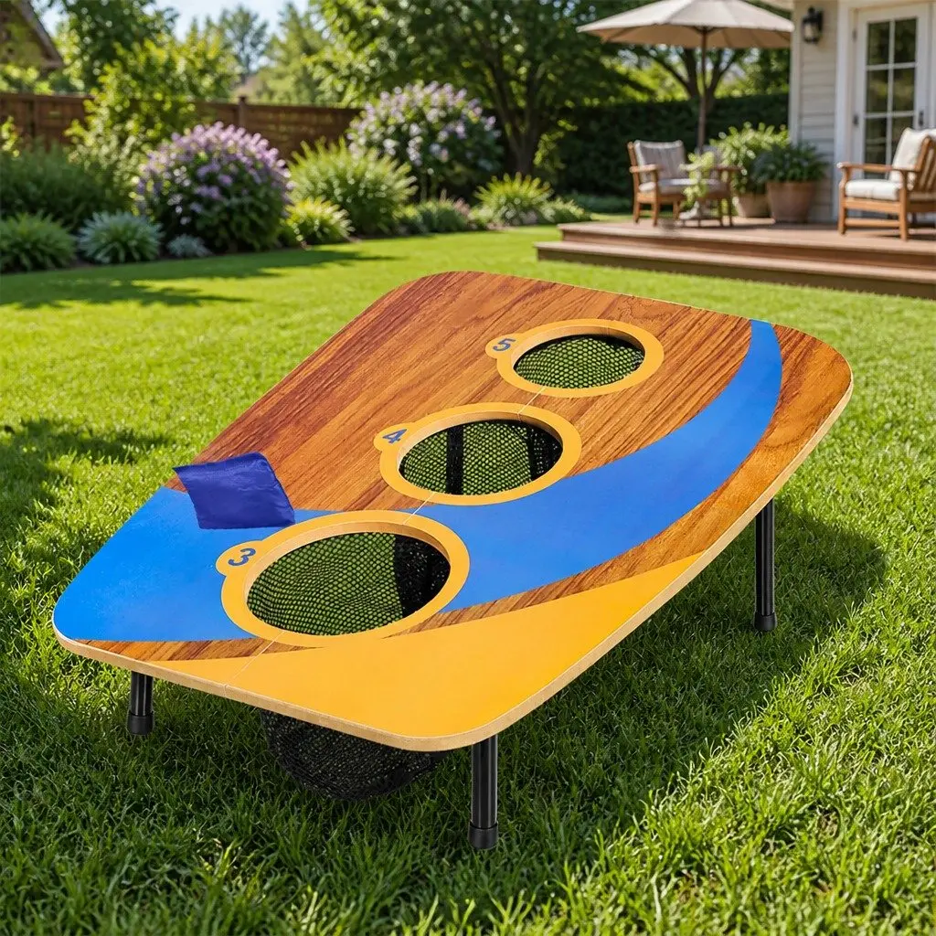 Outdoor and Indoor Kids Cornhole Game for Fun Times
