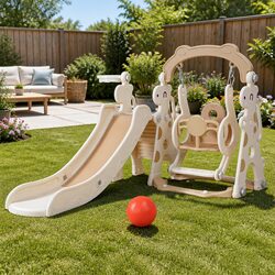 Ideal Play Set for Home: Kids Slide Swing Set