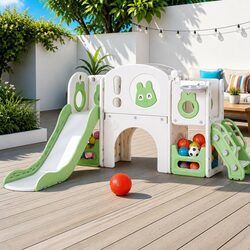 Kids Slide Swing Set for Backyard Fun and Play Dates