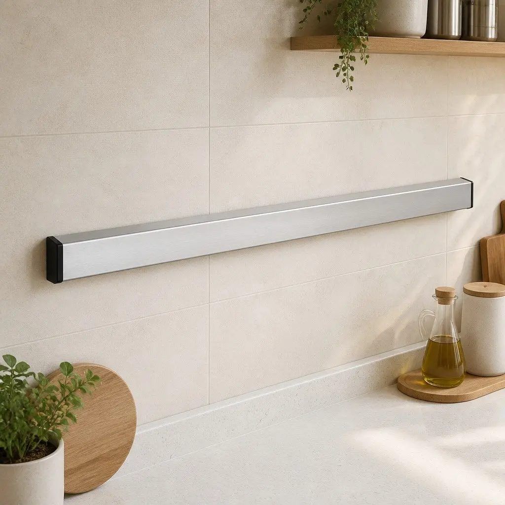 Magnetic Knife Holder Wall-Mounted 50cm 304 Stainless Steel Silver