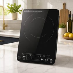 Portable Induction Cooktop Single Burner Electric Hot Plate Cooking Kitchen