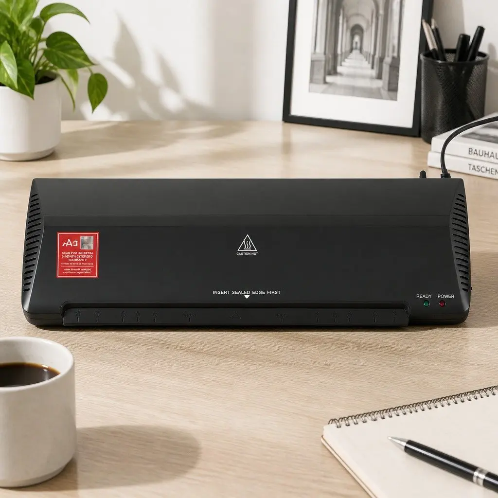 A3 Laminator Machine Hot Cold Thermal 340mm Black