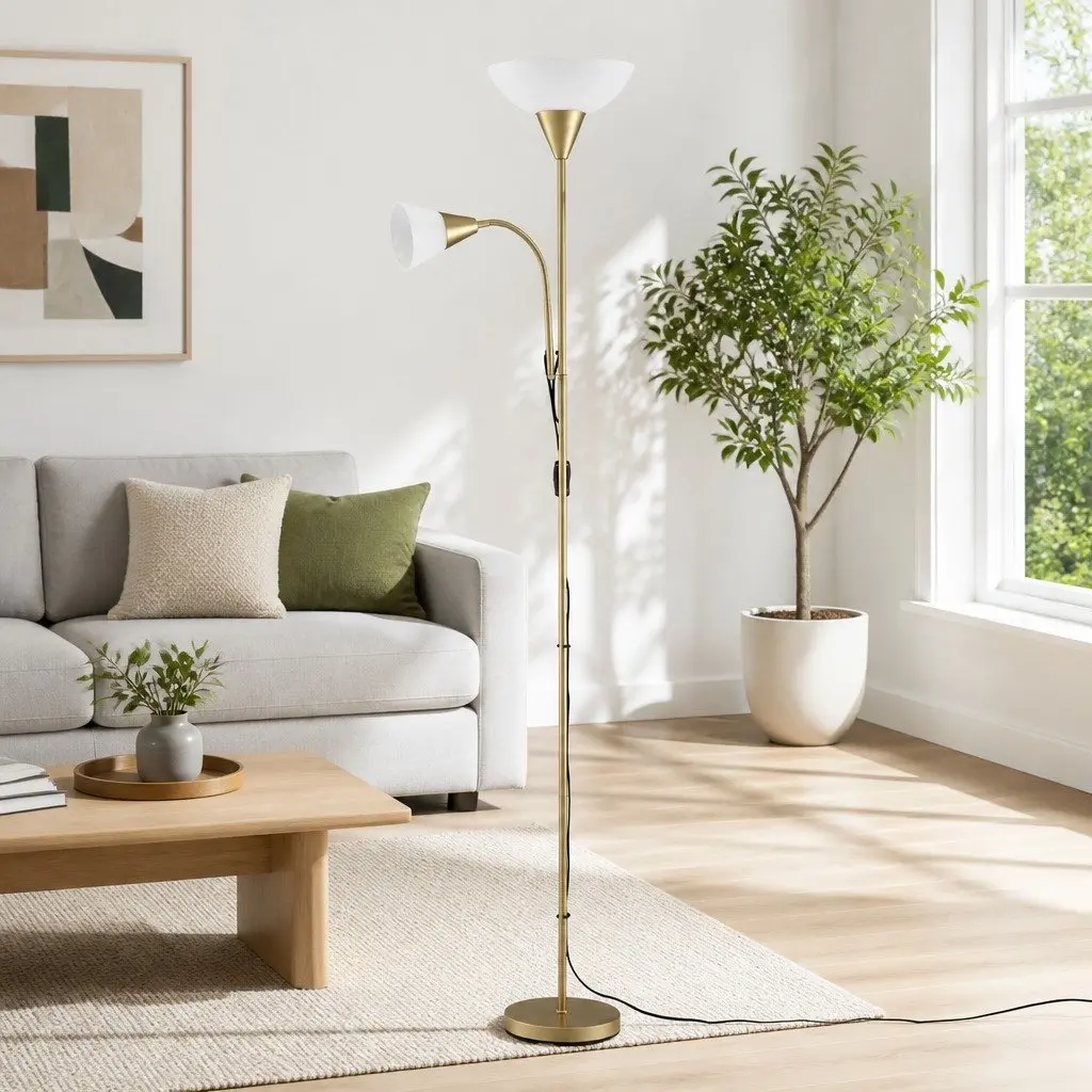 Gold Floor Lamp for Home Use