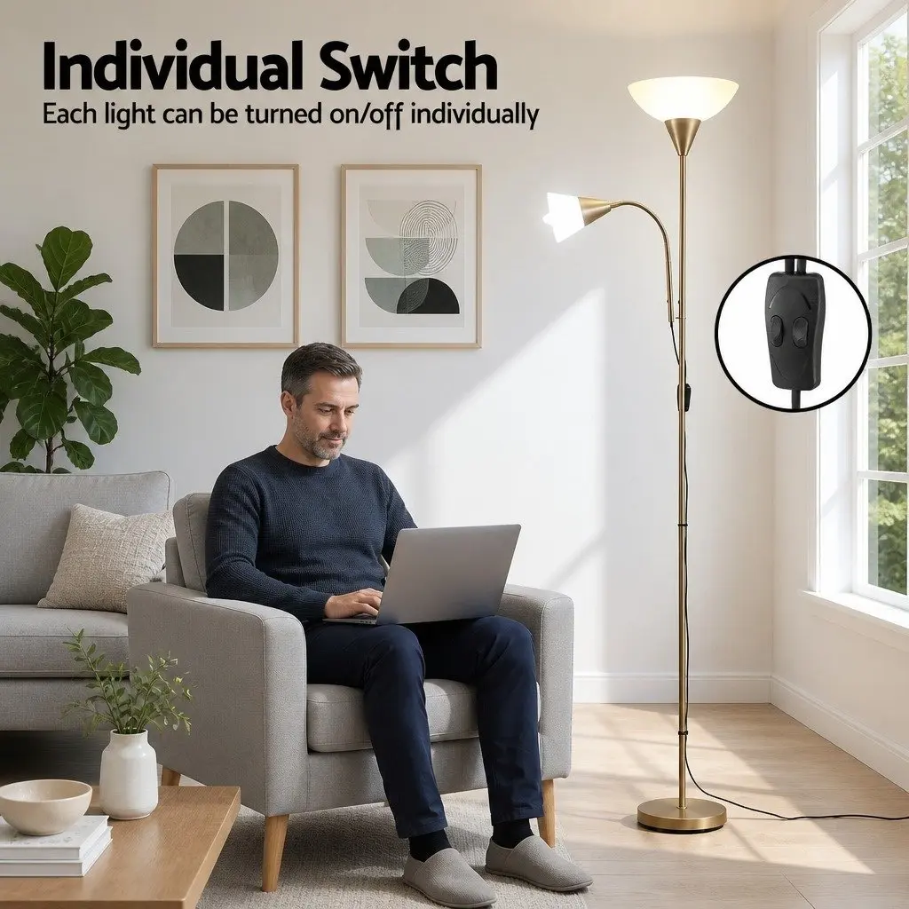 Gold Floor Lamp for Home Use