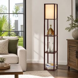 Practical Floor Lamp with Storage for Any Room
