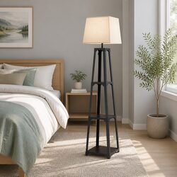 Practical Floor Lamp with Storage for Every Room