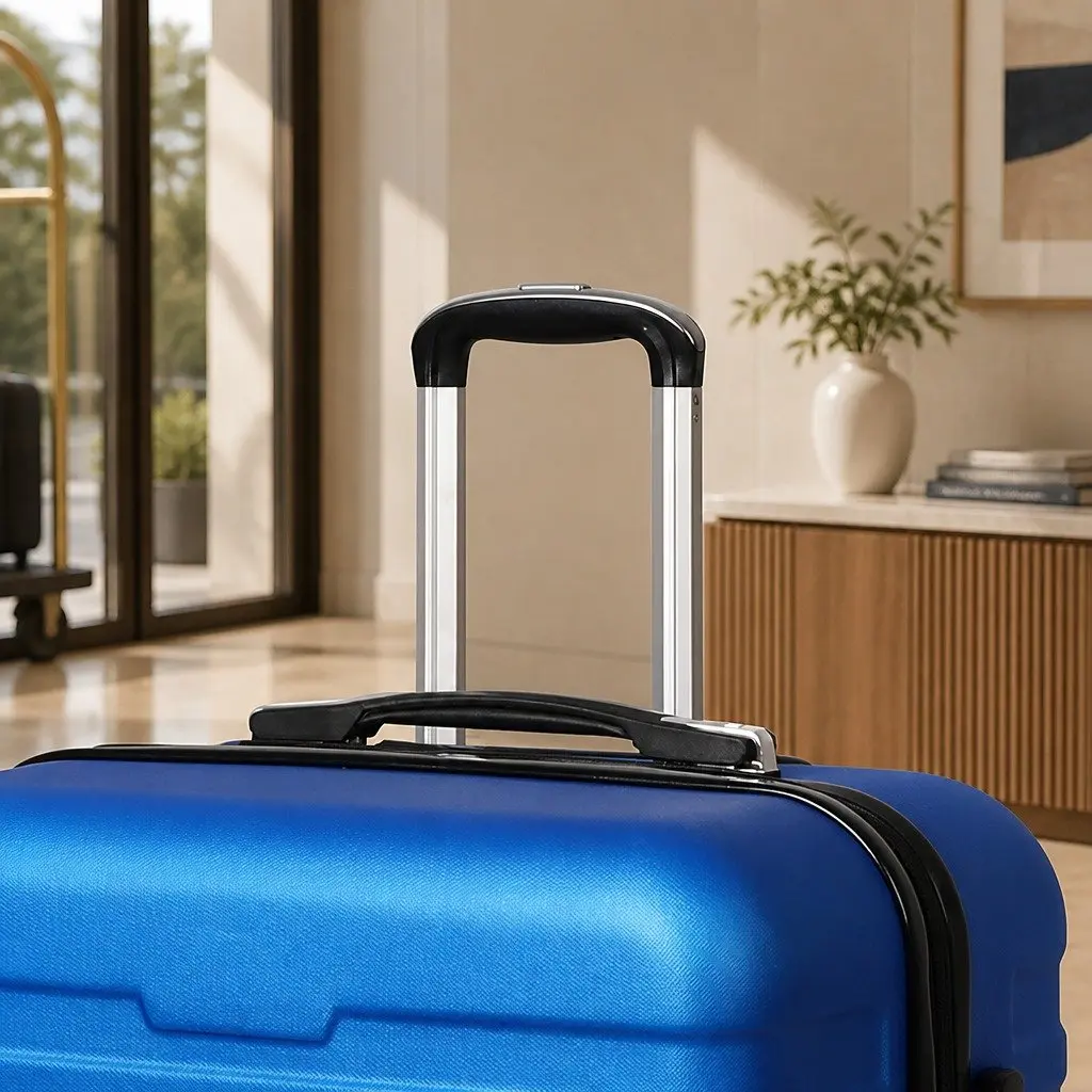 20 Inch Blue Carry On Suitcase for Easy Travel