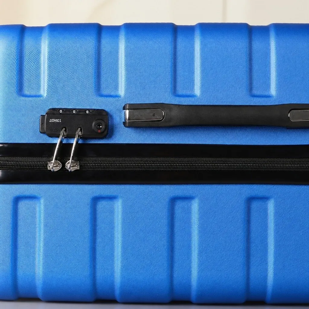 20 Inch Blue Carry On Suitcase for Easy Travel