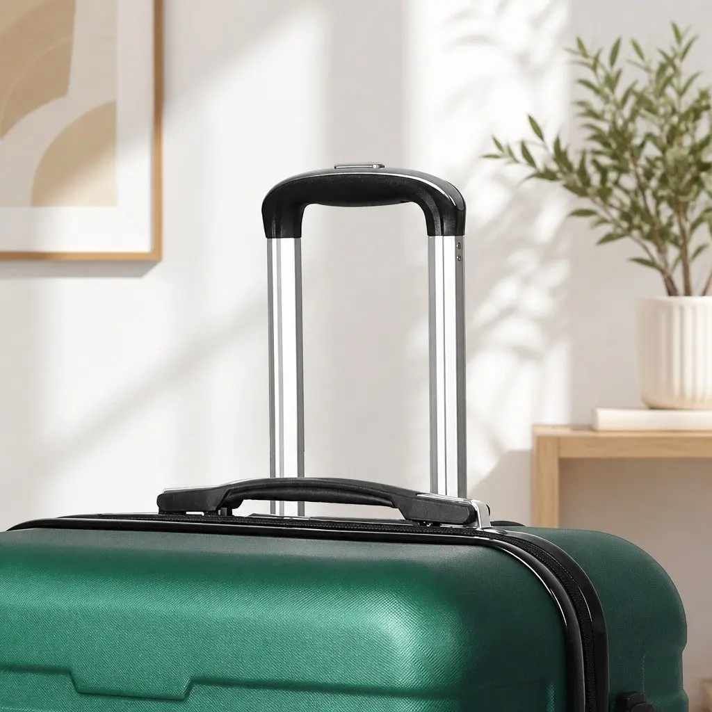 20 Inch Hard Shell Carry On Luggage Suitcase Green