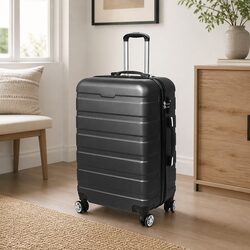 28" Luggage Suitcase Hard Shell Carry-On Travel Bag Spinner Wheels Handle