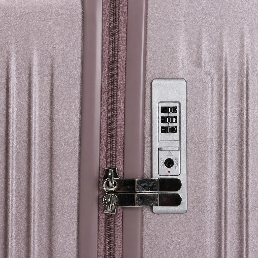 Luggage Suitcase Set Hard Shell 4 Piece Rose Gold 14" 20" 24" 28