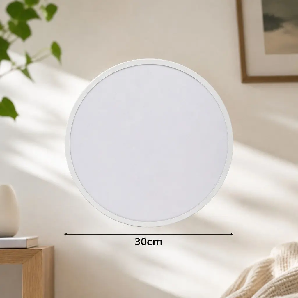 LED Ceiling Down Light 18W Ultra-Thin 5CM White Bedroom Kitchen Living Room