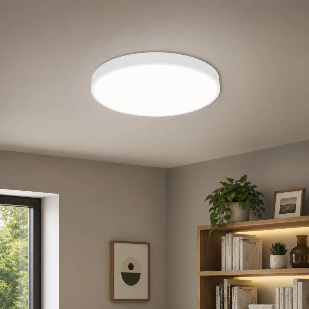 LED Ceiling Light Panel 36W Ultra-Thin Flush Mount 50cm Cold White