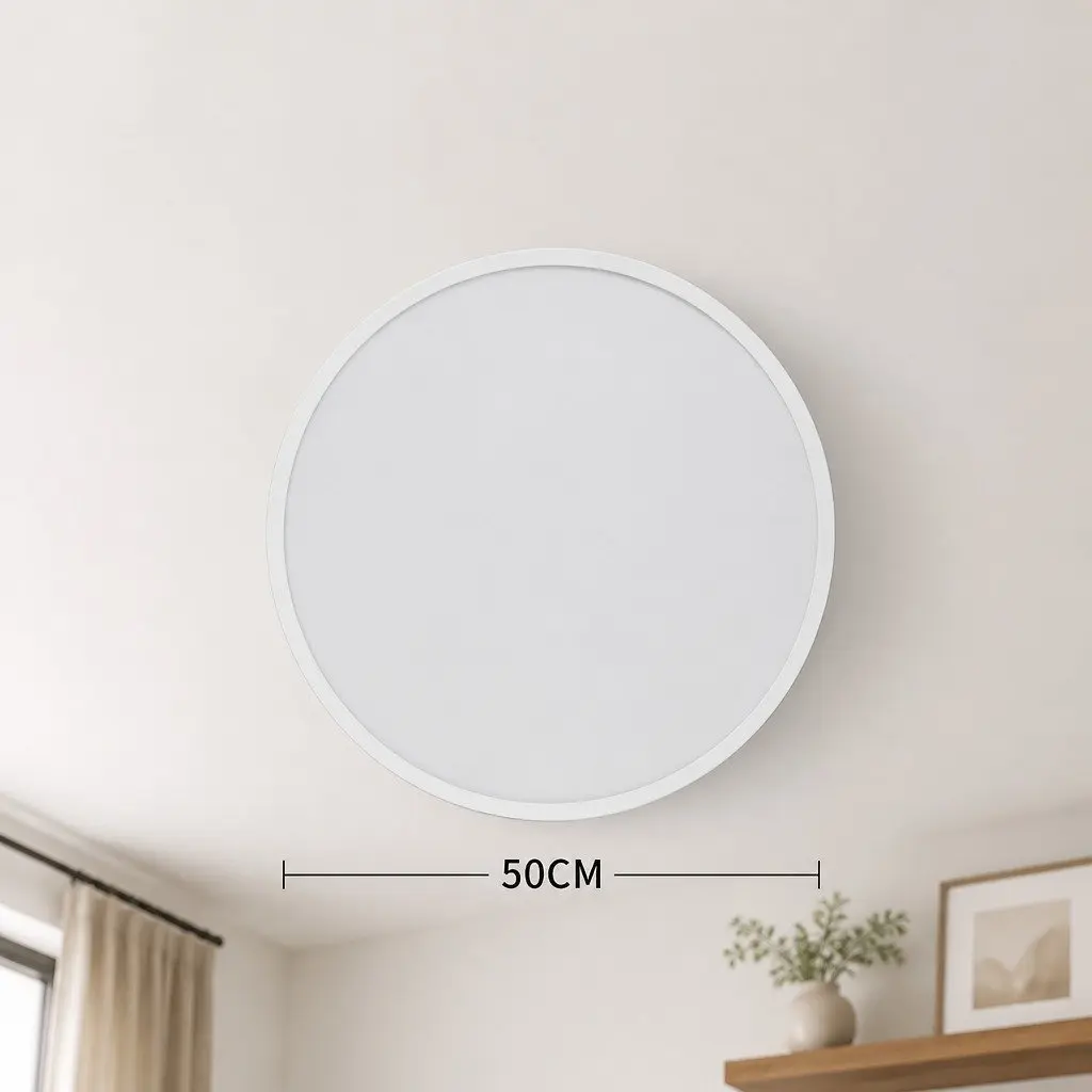 LED Ceiling Light 72W Acrylic Metal 50cm White Modern Round 3-Colour Temperature