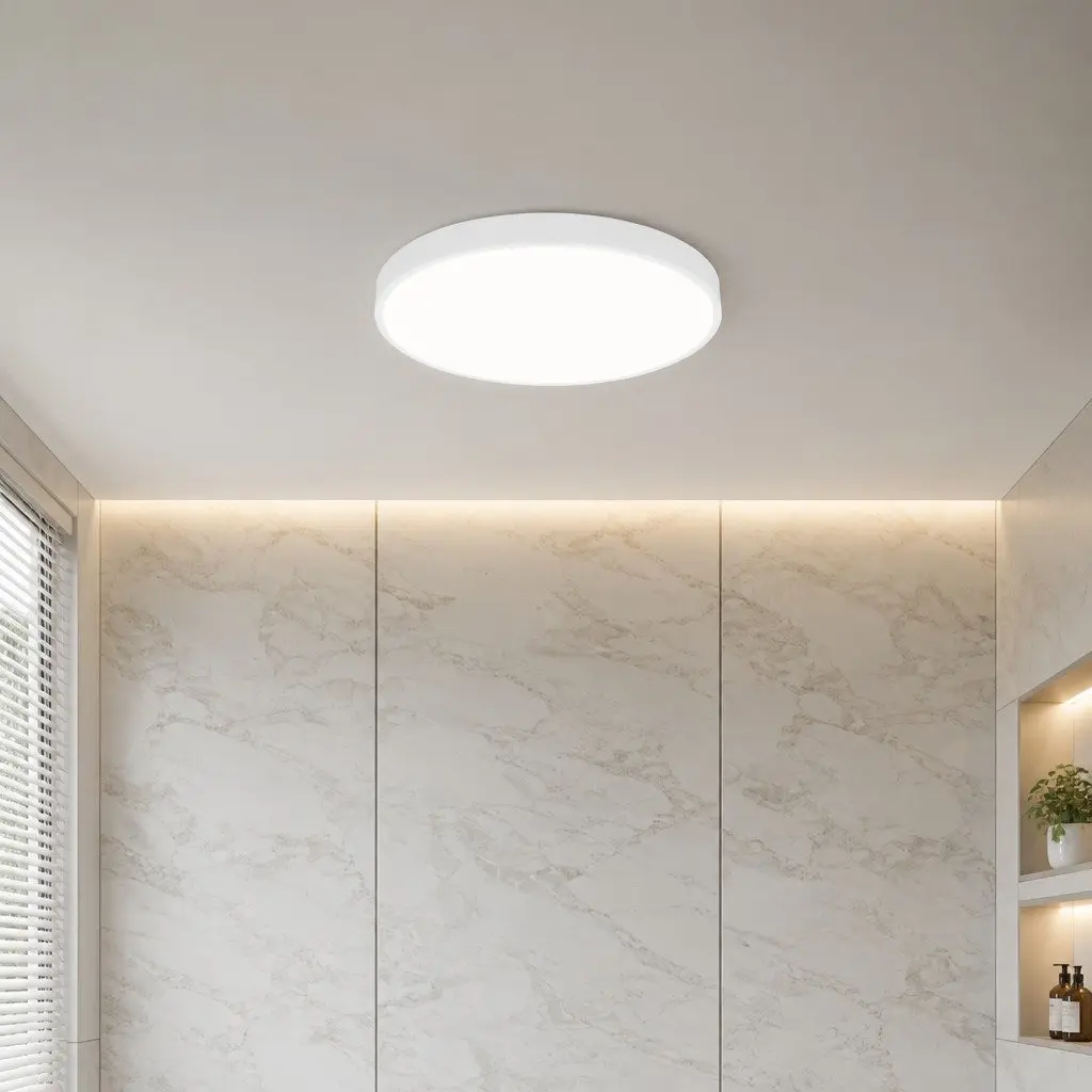 LED Ceiling Light 72W Acrylic Metal 50cm White Modern Round 3-Colour Temperature