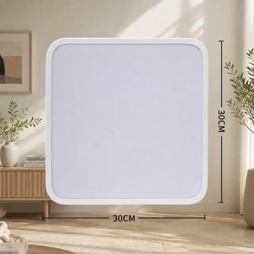 LED Ceiling Light 36W Ultra-Thin 30cm Square White Dimmable 3-Colour