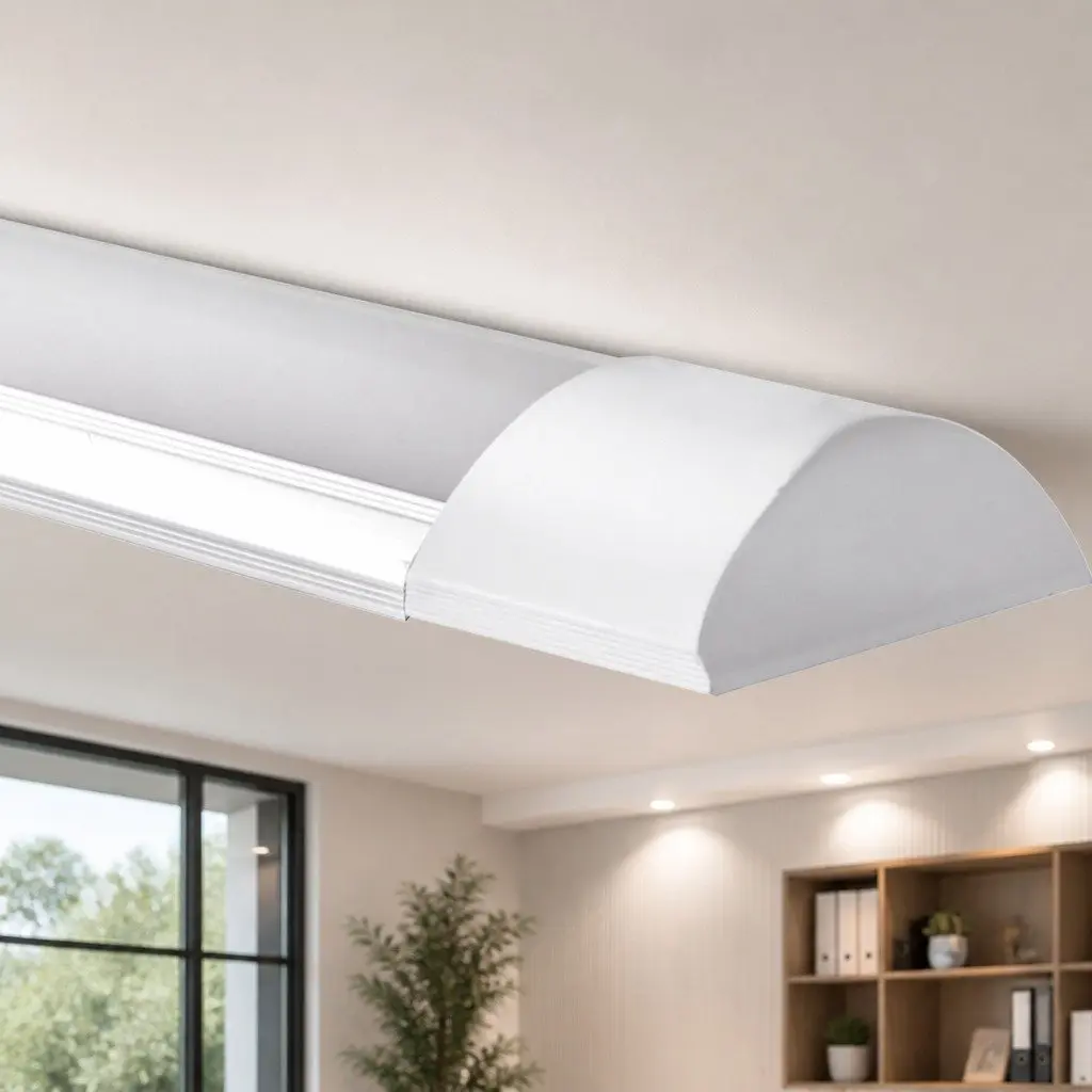 LED Slim Ceiling Batten Light 120cm Cool White 6500K Energy Efficient Indoor