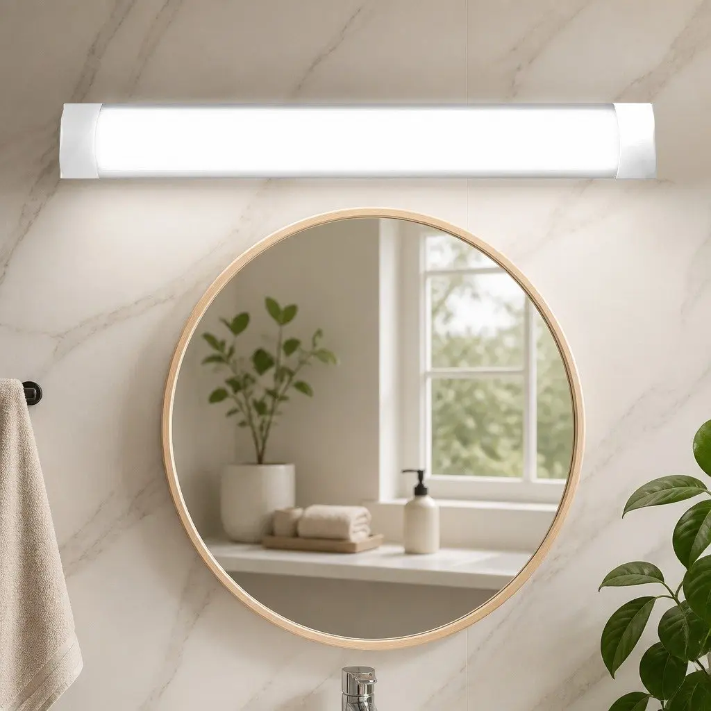 LED Slim Ceiling Batten Light 120cm Cool White 6500K Energy Efficient Indoor