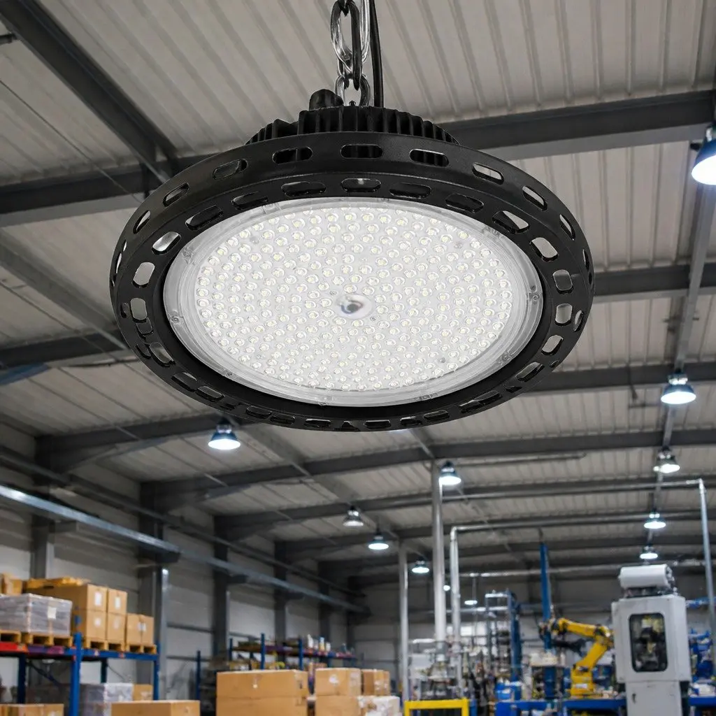 UFO High Bay LED Light 200W Commercial Warehouse Workshop Gym Bright Lighting
