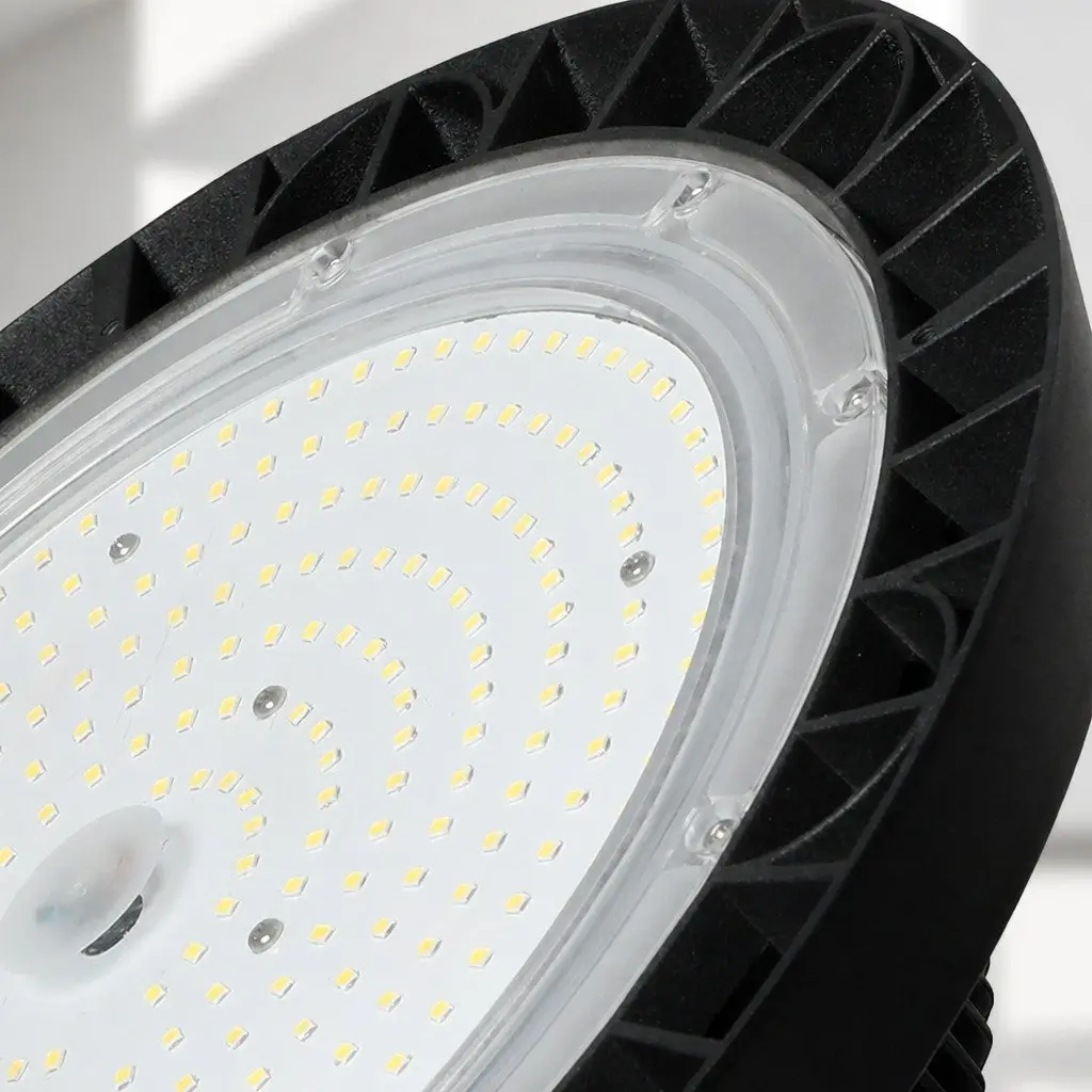 LED High Bay Light 200W Die-Cast Aluminium 35cm Black