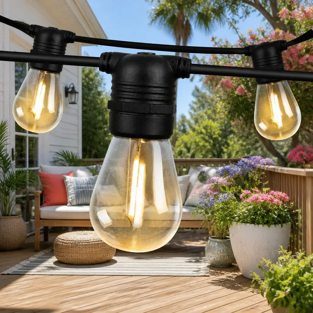 86m Festoon String Lights for Outdoor Use
