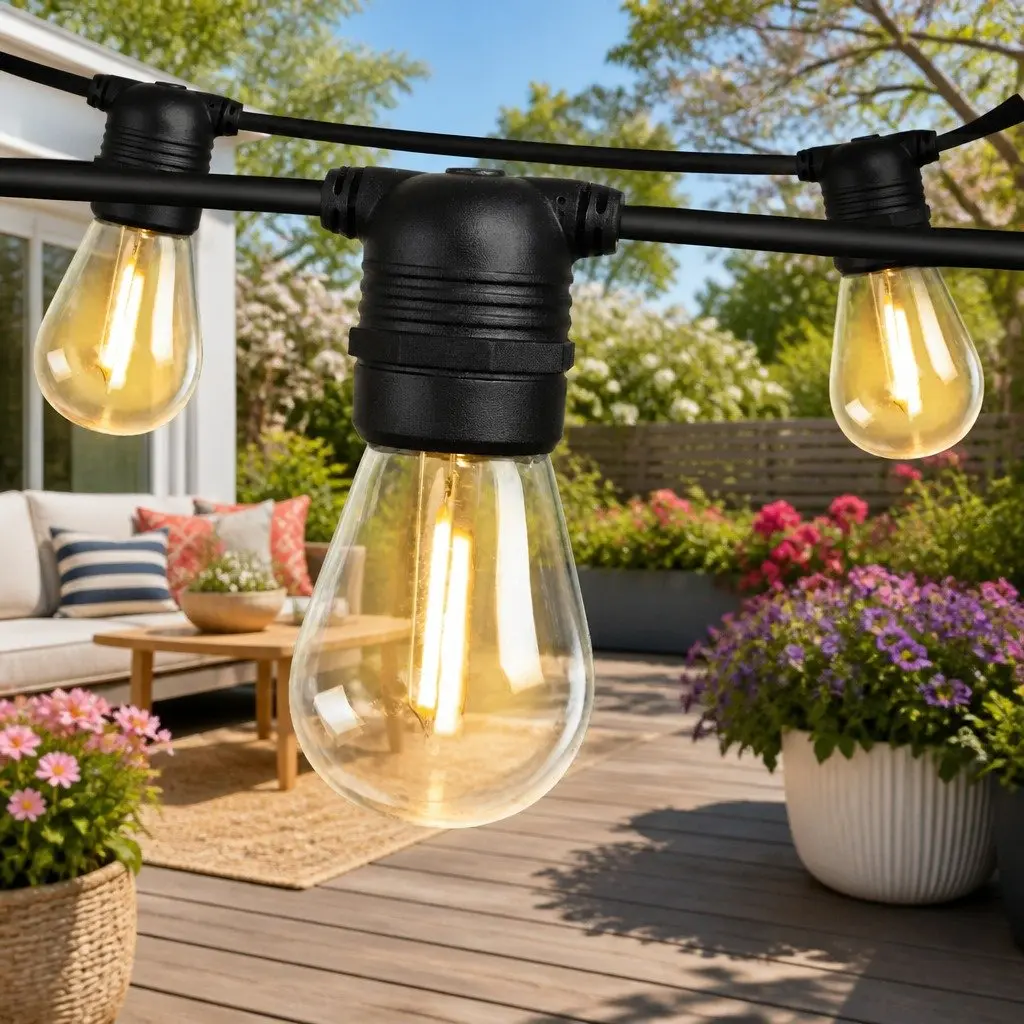 86m Festoon String Lights for Outdoor Use