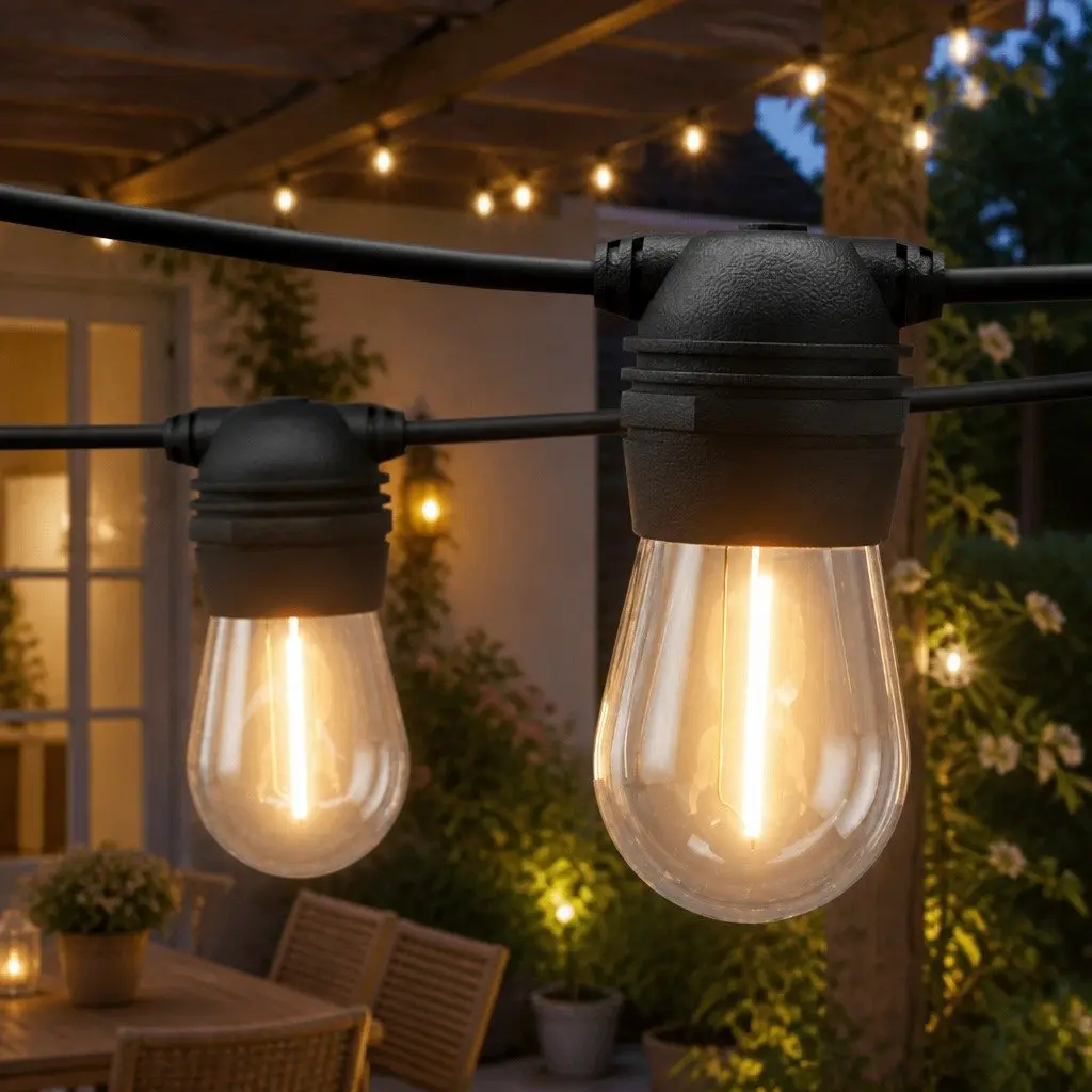 Solar Festoon String Lights for Festive Occasions